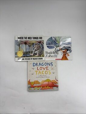 Dragons Love Tacos - Children's Book (Cream/Red)